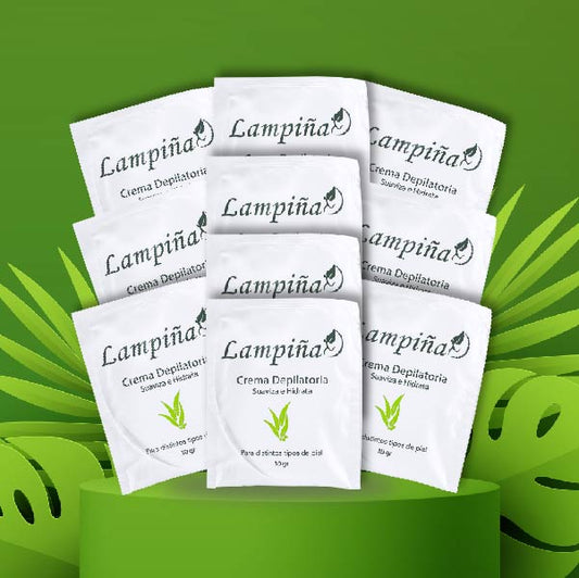 10 Sobres de Lampiña Corporal 30gr